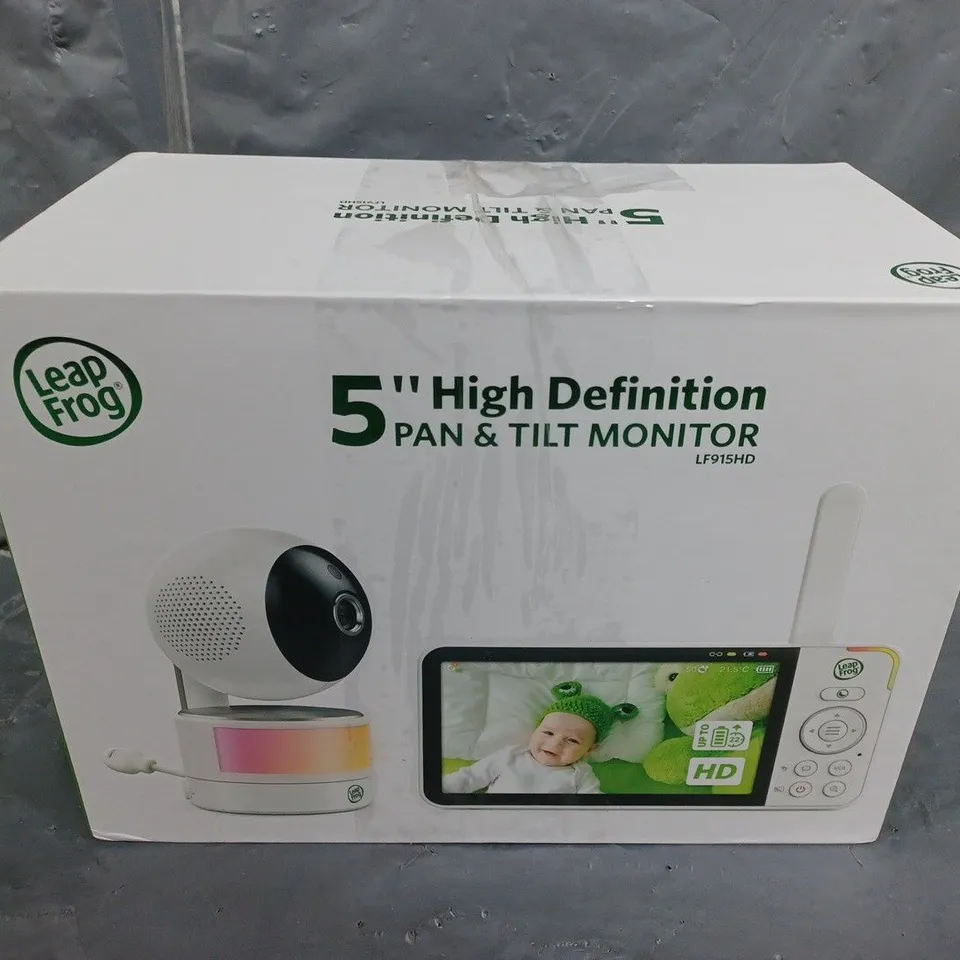 BOXED LEAPFROG LF915HD 5" VIDEO BABY MONITOR RRP £129.99