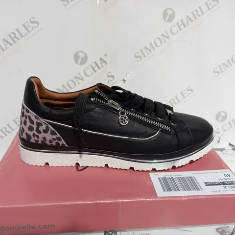MODA IN PELLE ARIELA TRAINERS, BLACK - SIZE 7