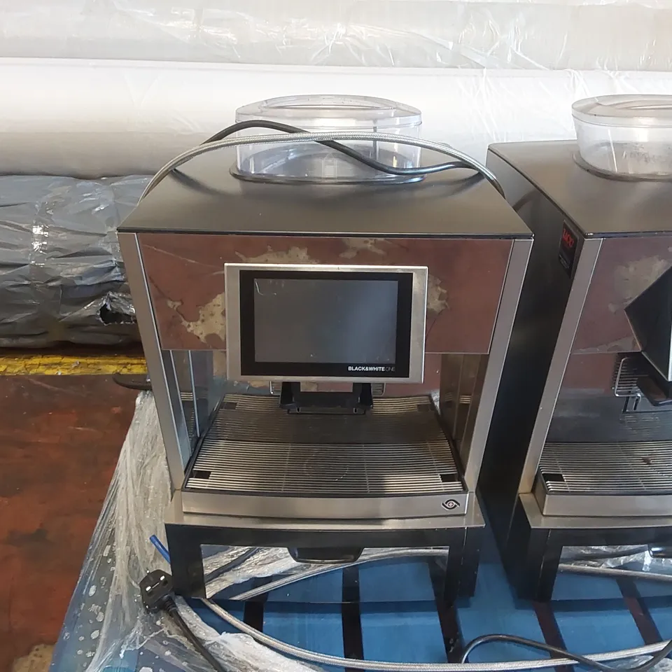 THERMOPLAN BLACK AND WHITE ONE- AUTOMATIC COFFEE MACHINE