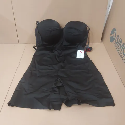 BOX CONTAINING APPROXIMATELY 15x BRAND NEW MAGISCULPT BLACK BODYSUITS - SIZE 36F