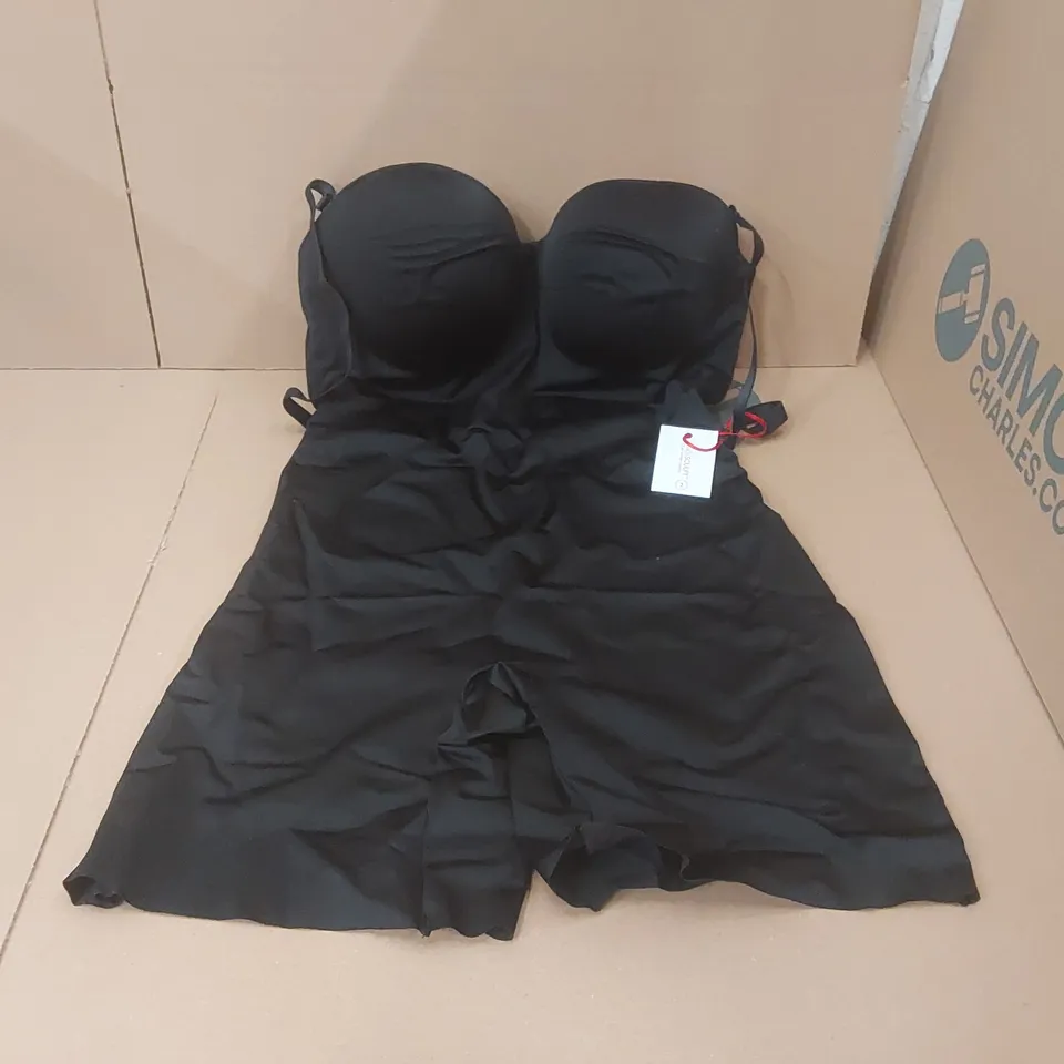 BOX CONTAINING APPROXIMATELY 15x BRAND NEW MAGISCULPT BLACK BODYSUITS - SIZE 36F