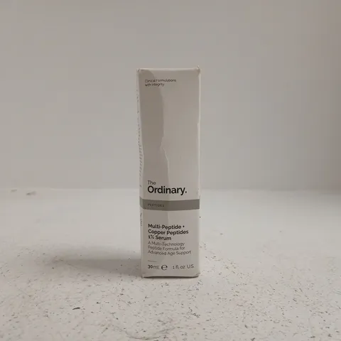 THE ORDINARY MULTI-PEPTIDE + COPPER PEPTIDES 1% SERUM – 30 ML, BOXED