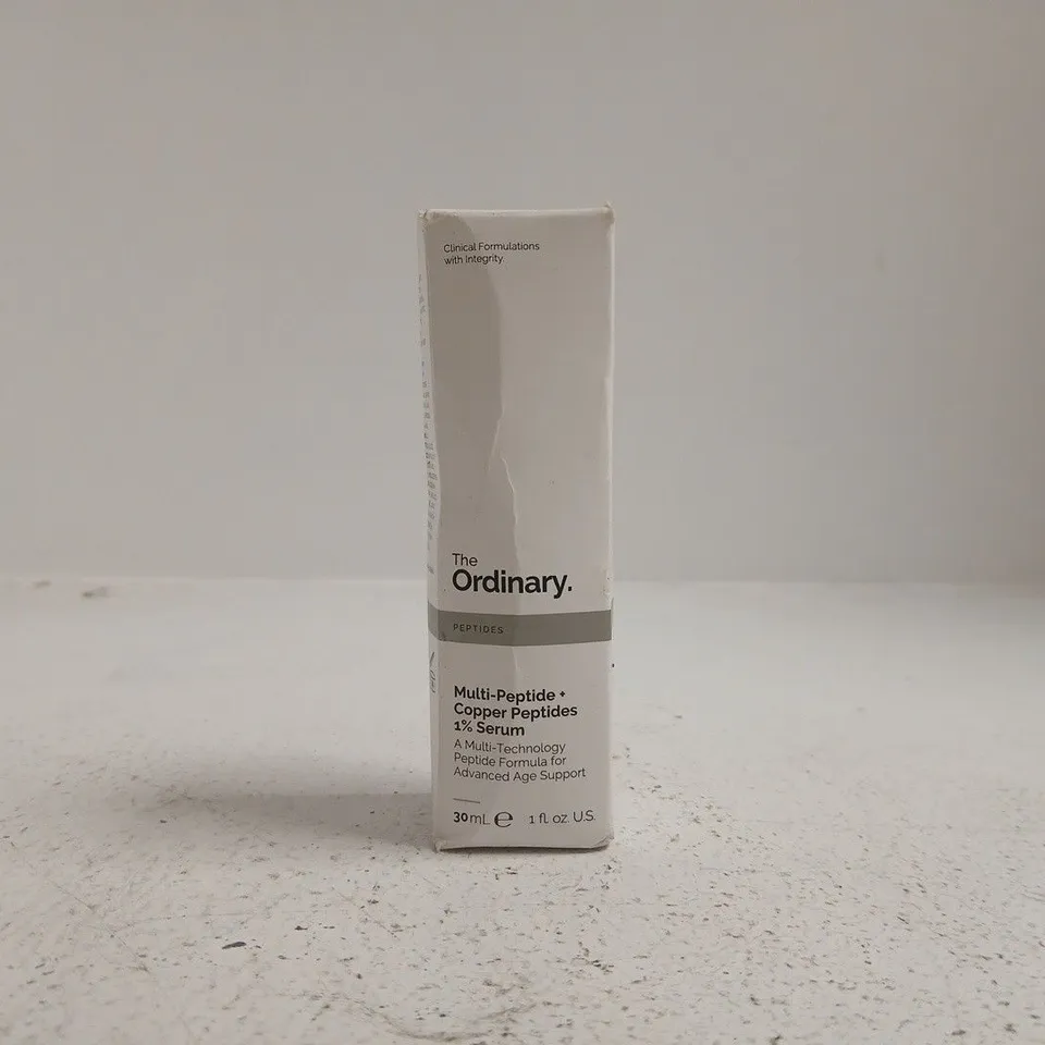 THE ORDINARY MULTI-PEPTIDE + COPPER PEPTIDES 1% SERUM – 30 ML, BOXED