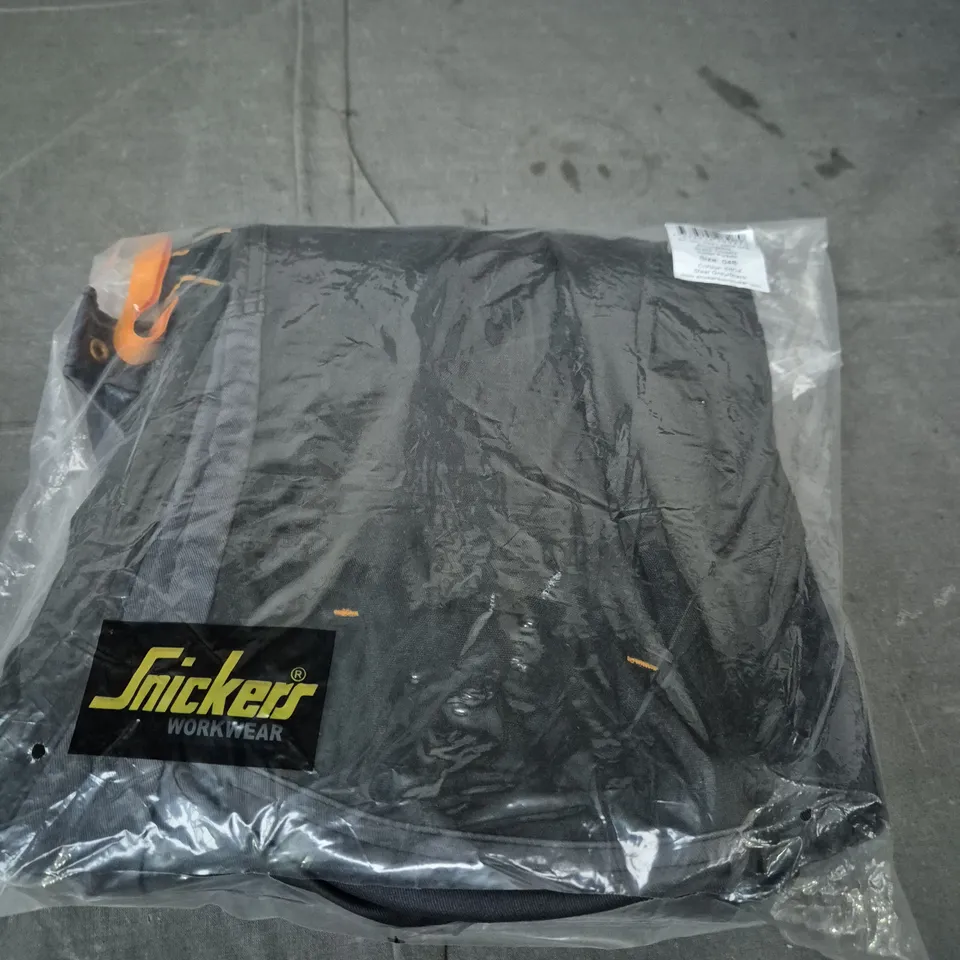 SNICKERS WORKWEAR ALLROUNDWORK STRETCH TROUSERS WITH HOLSTER POCKETS – UK 38 (EU 48) STEEL GREY/BLACK