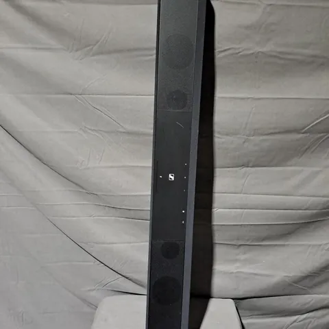 SENNHEISER AMBEO SOUNDBAR PLUS FOR TV AND MUSIC. IMMERSIVE 3D SURROUND SOUND, VIRTUAL 7.1.4 SPEAKER SETUP, BUILT-IN DUAL SUBWOOFERS, STREAMING CONNECTIVITY