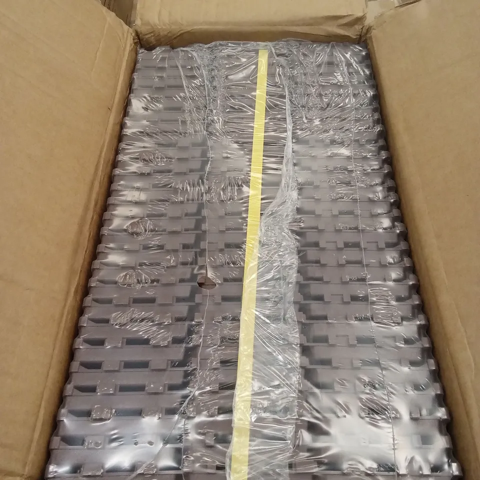BOXED SET OF 54 INTERLOCKING DECK TILES - BROWN (1 BOX)