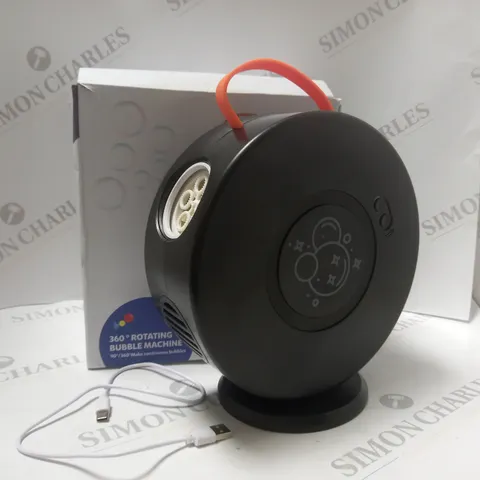BOXED ROTATING BUBBLE MACHINE