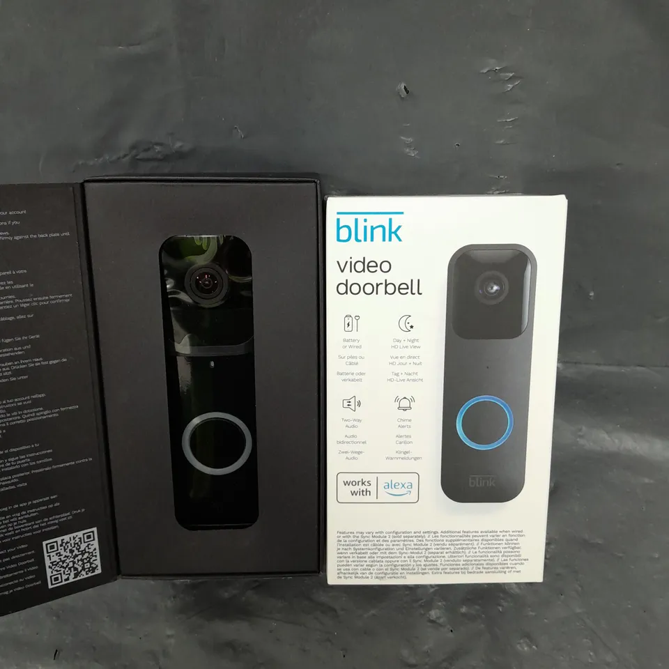 BOXED BLINK VIDEO DOORBELL 