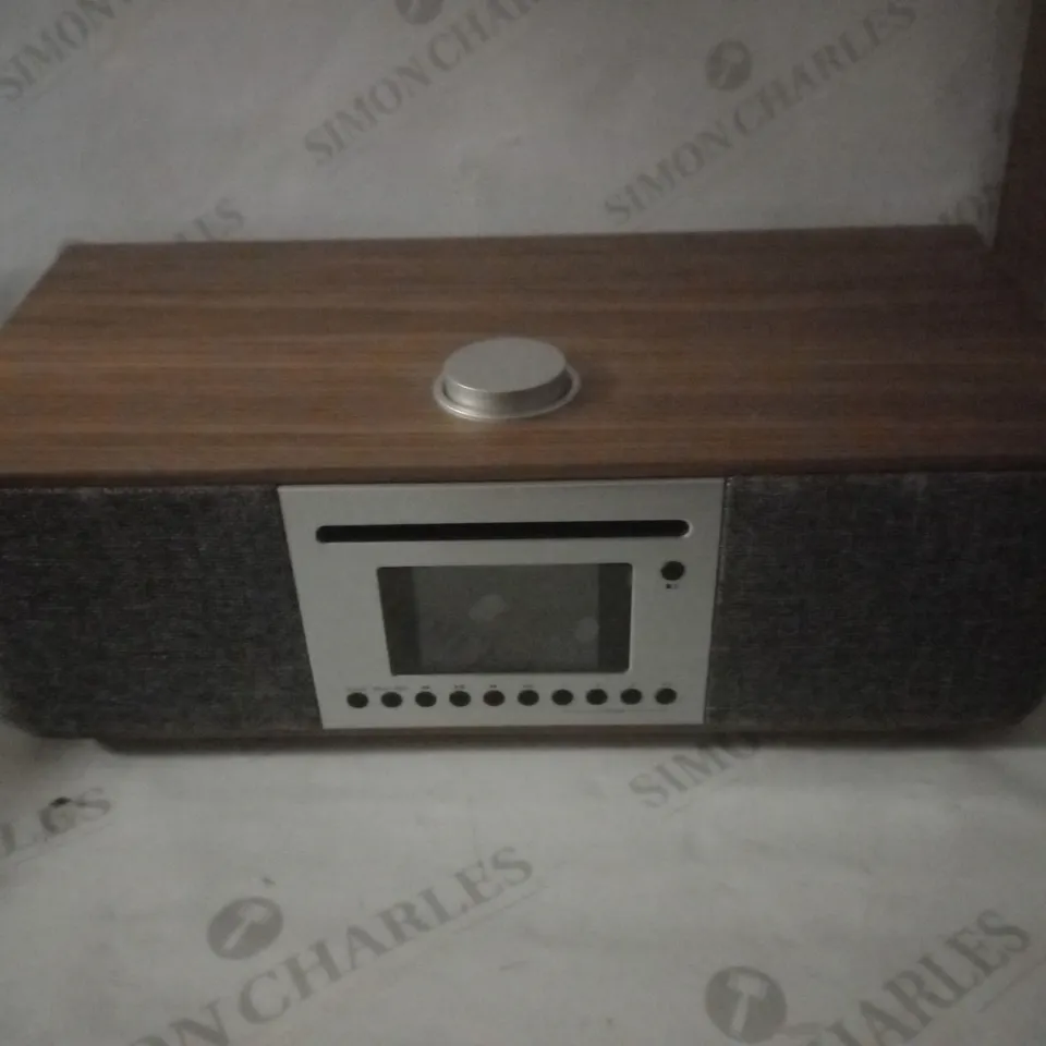 JOHN LEWIS TENOR HI-FI MUSIC SYSTEM WITH DAB/DAB+/FM/INTERNET RADIO WITH CD & WIRELESS CONNECTIVITY, WALNUT
