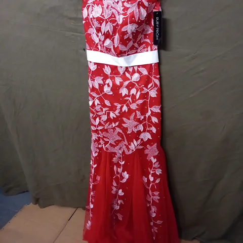 RUBY PROM EMBELLISHED OCCASIONAL DRESS - 10