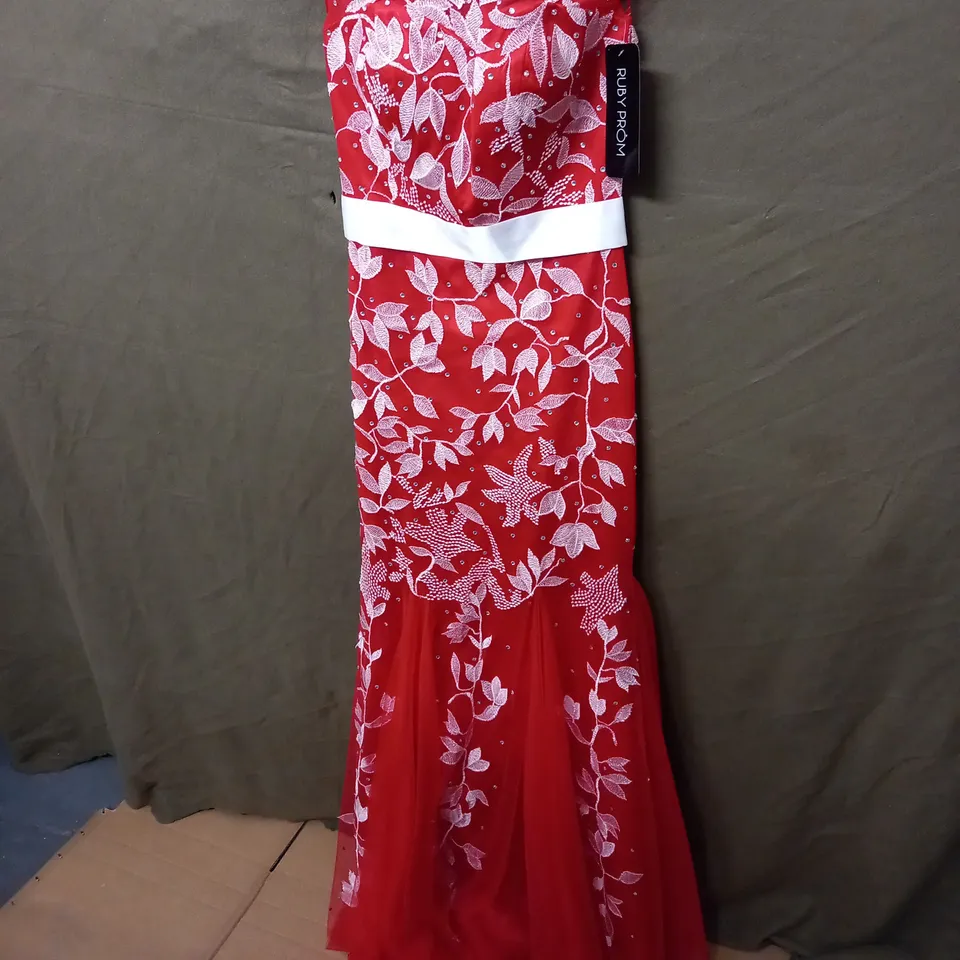 RUBY PROM EMBELLISHED OCCASIONAL DRESS - 10