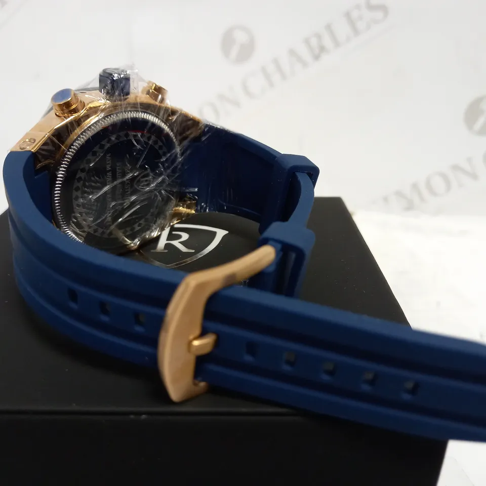 RUCKSTUHL CHRONOGRAPH STYLE RUBBER STRAP WATCH RRP £560