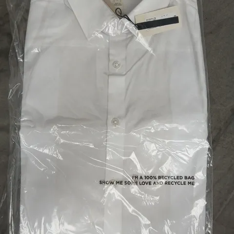 RIVER ISLAND SHIRT IN WHITE SIZE L