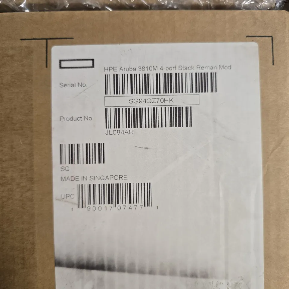 HPE ARUBA 3810M 4-PORT STACKING MODULE