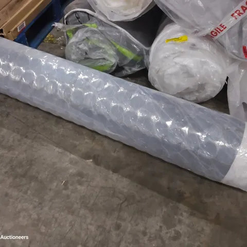 BAGGED & ROLLED 4'6" DOBLE NATURAL OPEN COIL MEMORY FOAM MATTRESS 