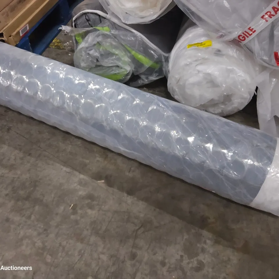 BAGGED & ROLLED 4'6" DOBLE NATURAL OPEN COIL MEMORY FOAM MATTRESS 