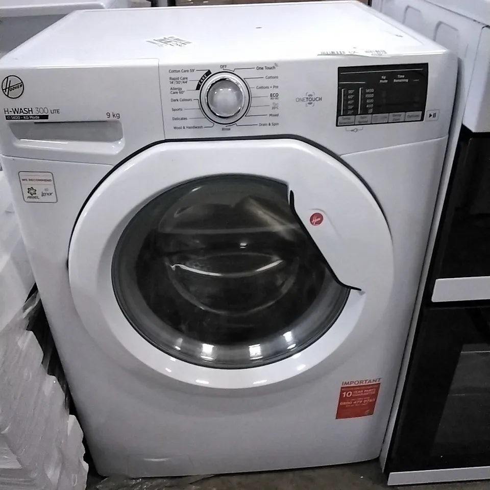 HOOVER H-WASH 300 LITE 9KG FREESTANDING WASHING MACHINE IN WHITE - H3W492DA4