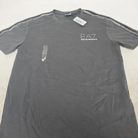 EMPORIO ARMANI EA7 CREW NECK SHORT SLEEVE T-SHIRT – SIZE S 