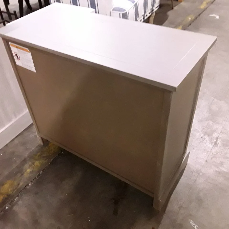 MARC 2 DRAWER 76.2CM W SOLID WOOD CHEST OF DRAWERS - LIGHT BROWN