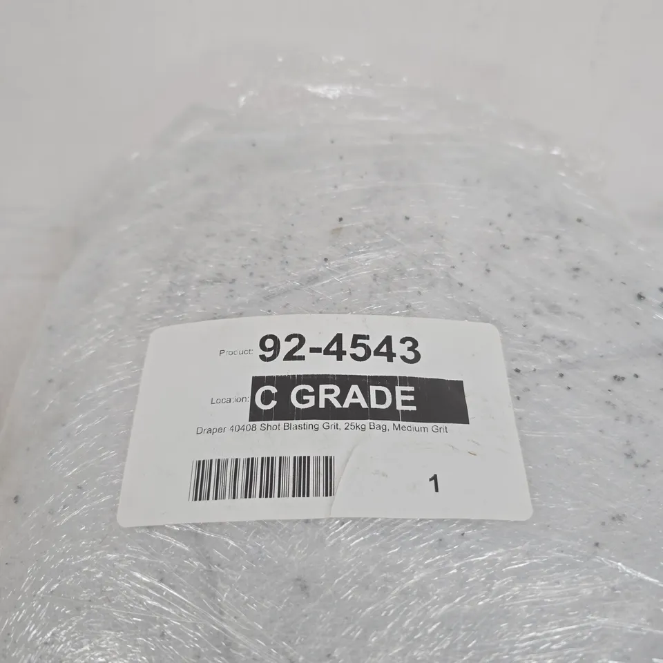 DRAPER SHOT BLASTING GRIT 25KG BAG – MEDIUM GRIT