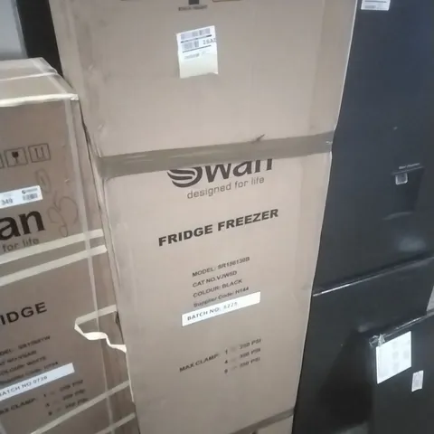 SWAN
SR156130B 55CM WIDE, TOTAL NO FROST, 50/50 SPLIT, WATER DISPENSER, FRIDGE FREEZER - BLACK