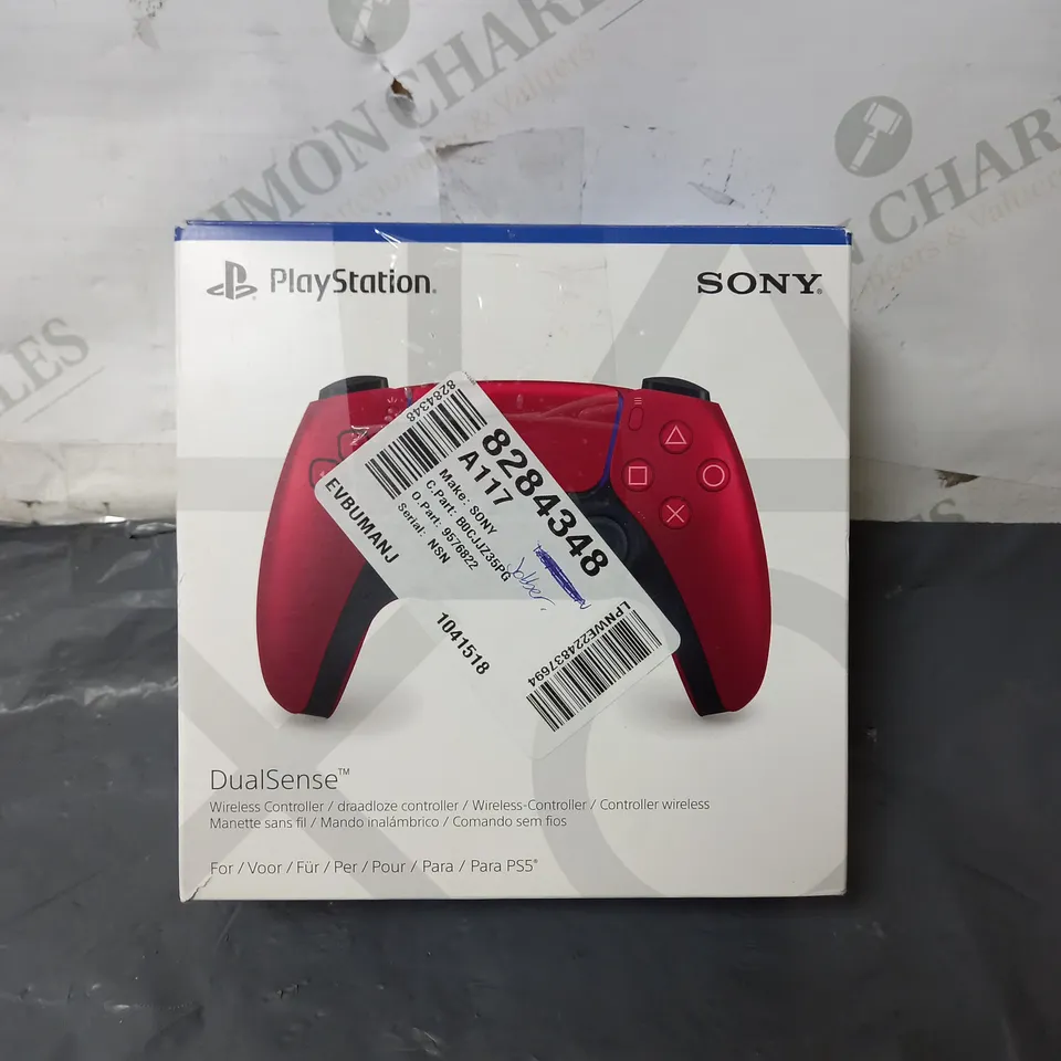 BOXED PLAYSTATION 5 CONTROLLER IN RED