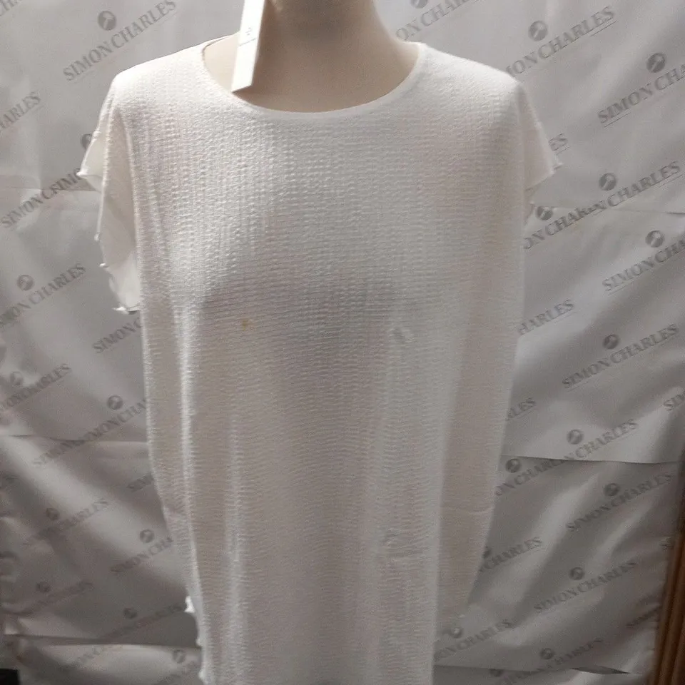 MAISON DE NIMES BEIGE T SHIRT SIZE L