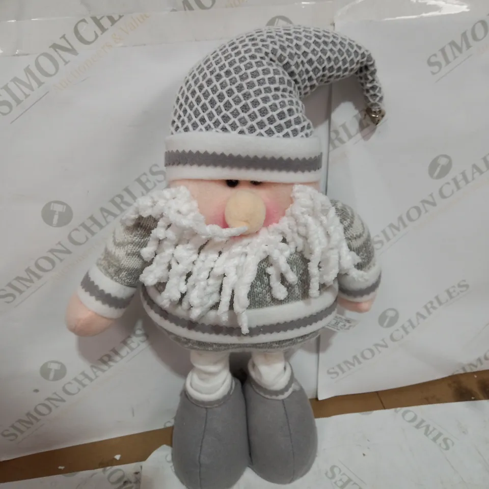 16 INCH STANDING GREY SANTA 