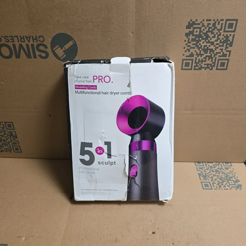 5-IN-1 SCULPT PROFESSIONAL HAIR DRYER – PURPLE/BLACK, BOXED 