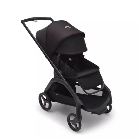 BOXED BUGABOO DRAGONFLY COMPLETE STROLLER - BLACK/MIDNIGHT BLACK
