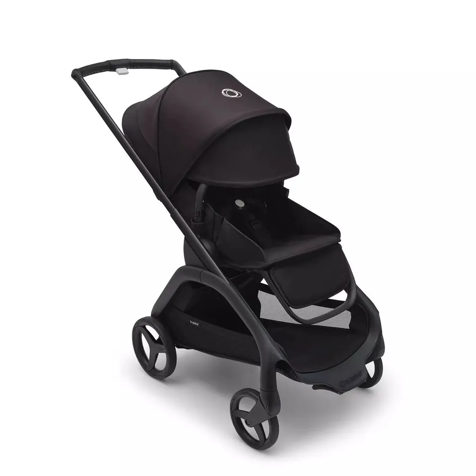 BOXED BUGABOO DRAGONFLY COMPLETE STROLLER - BLACK/MIDNIGHT BLACK