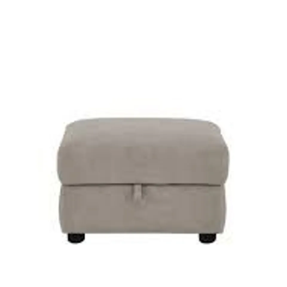BOXED SNUG CLOUD SUNDAE STORAGE FOOTSTOOL - OATMEAL