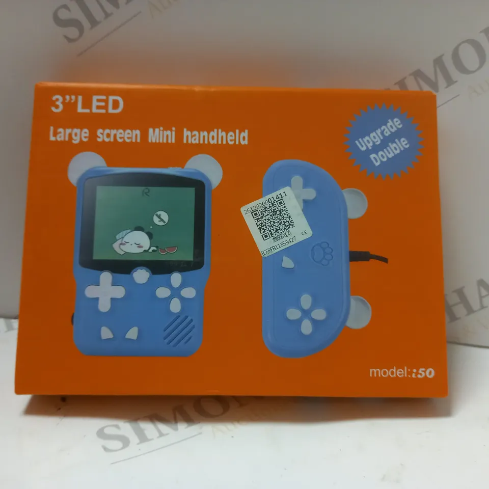 BOXED & SEALED 3 LED LARGE SCREEN MINI HANDHELD CONSOLE - I50