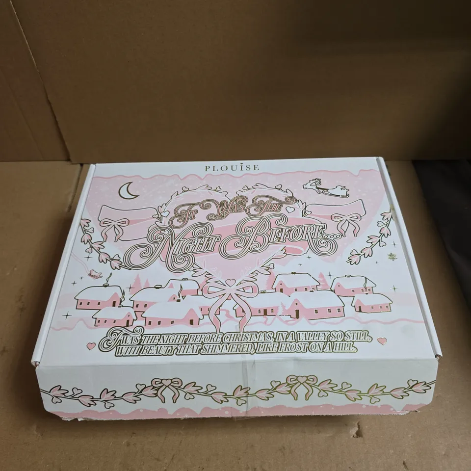 PLOUISE BEAUTY GIFT BOX TO INCLUDE PINK GLEAM STROBE CREAM, GLITTER SETTING SPRAY AND SHIMMER BODY CREAM