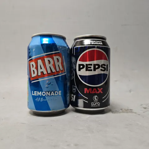 APPROXIMATELY 14 ASSORTED DRINKS ITEMS TO INCLUDE - PEPSI MAX , BAR LEMONADE 