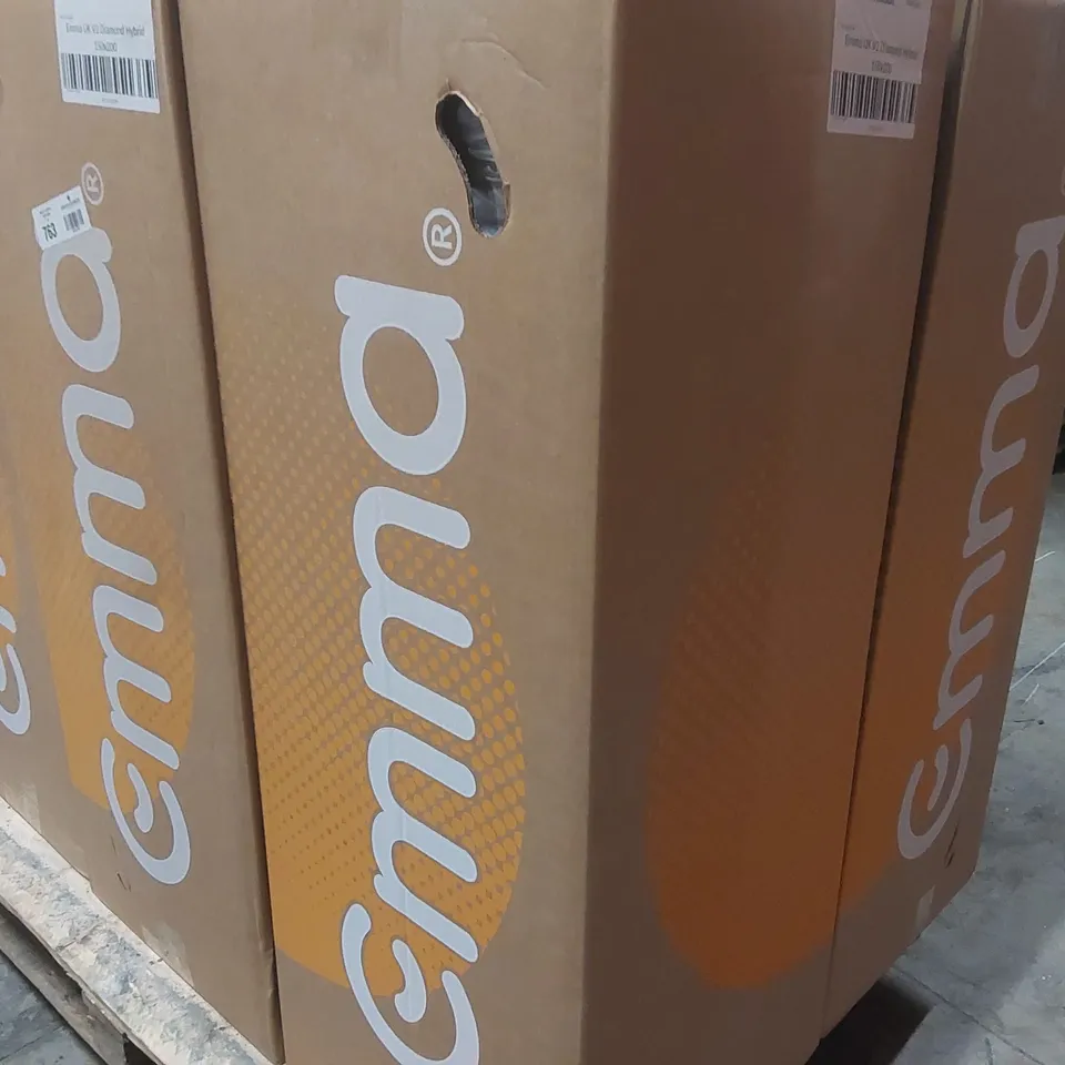 BRAND NEW BOXED EMMA UK V2 DIAMOND HYBRID 150 x 200CM KING SIZE MATTRESS 