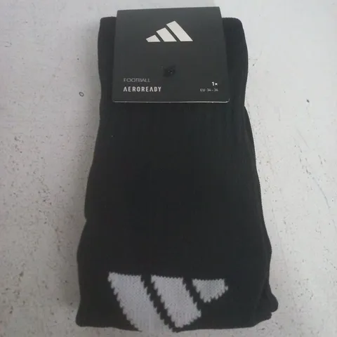 ADIDAS SANTOS SOCK – BLACK/WHITE, SIZE XS