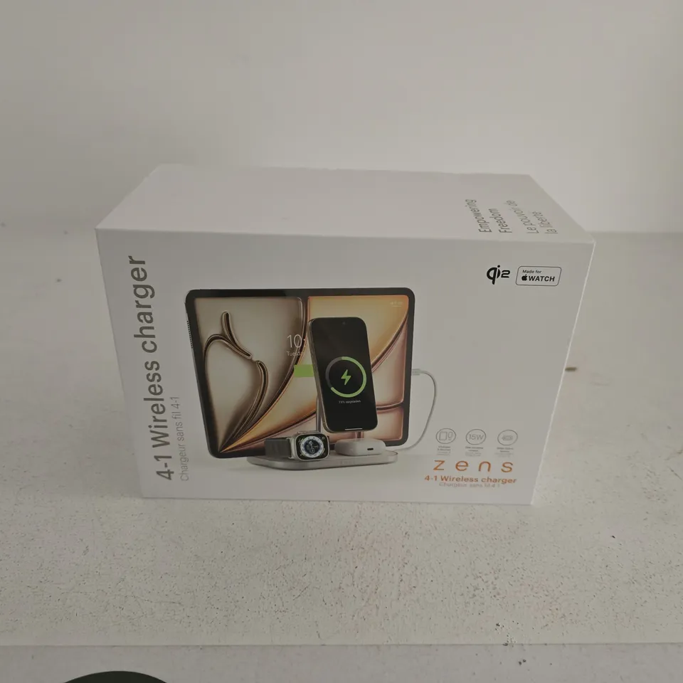 ZENS 4 IN 1 WIRELESS CHARGER BOXED