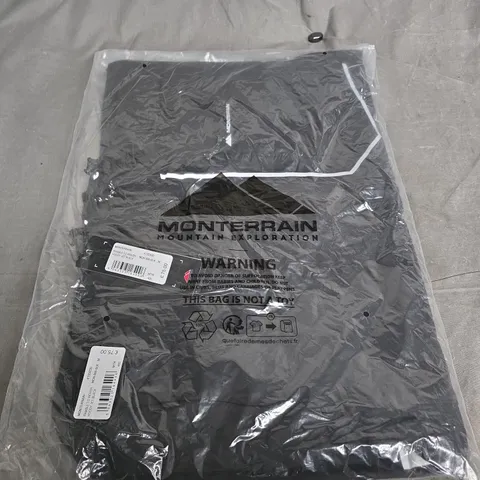 MONTERRAIN RAMBLE 3.0 WOVEN HOODY – JET BLACK (SIZE M)