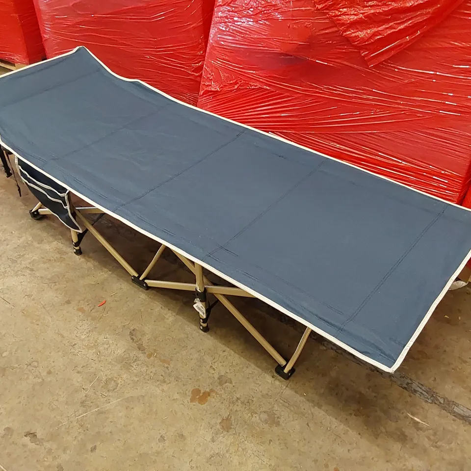 PALLET OF ASSORTED HOMEWARE AND CONSUMER PRODUCTS TO INCLUDE; FOLDING CAMPING BED, DEHUMIDIFIER, PET GATE, DACIA DUSTER WIND DEFLECTORS, PET BED ECT.