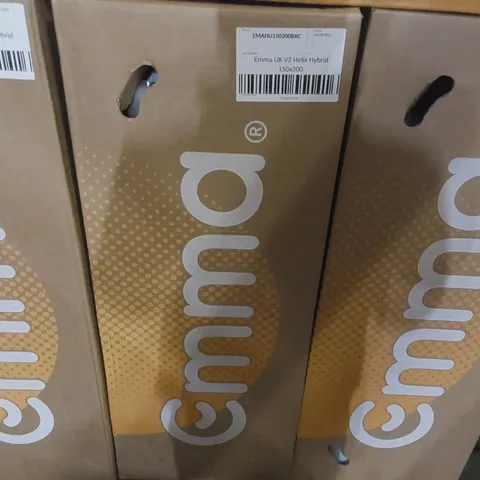 BRAND NEW BOXED EMMA UK V2 HELIX HYBRID 150 x 200 KING SIZE MATTRESS