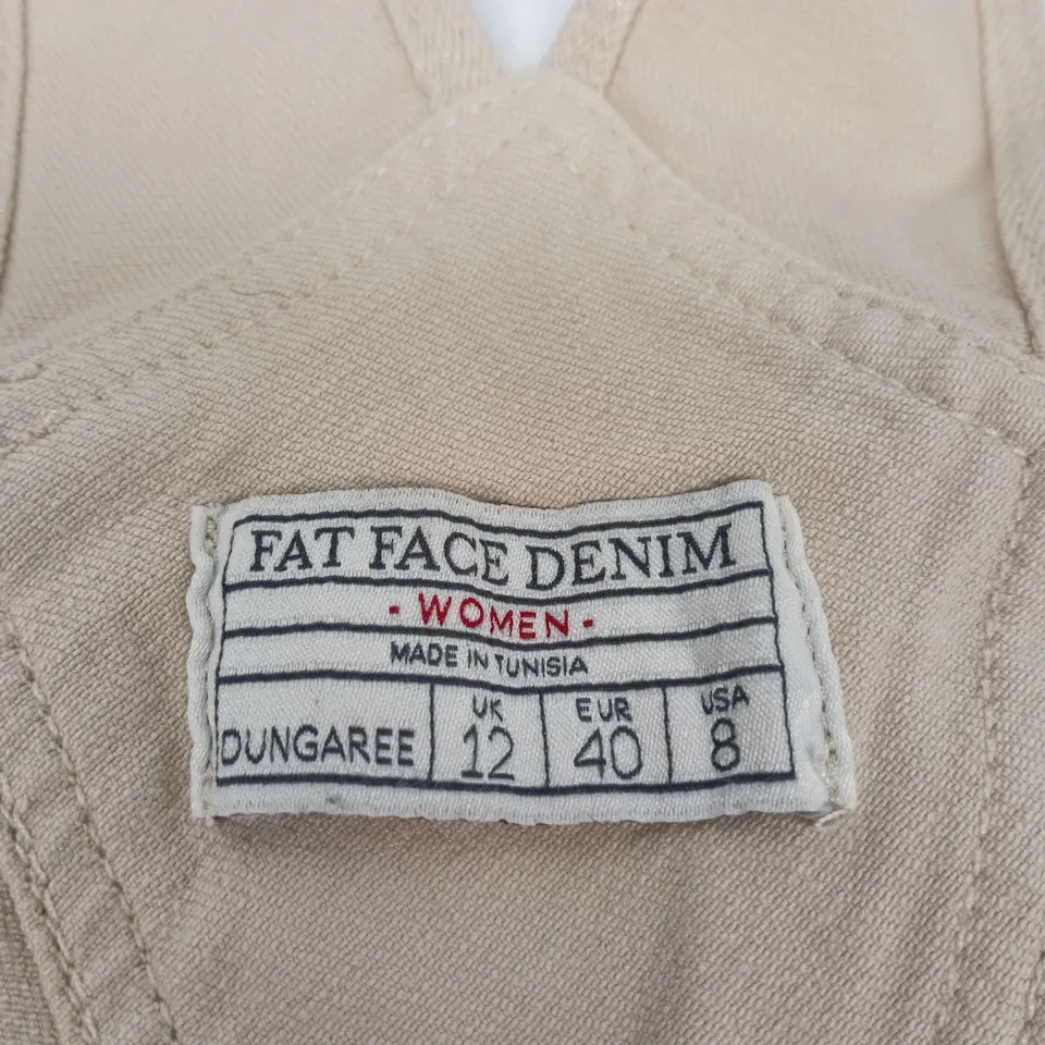 FAT FACE DENIM DUNGAREES – WOMEN, UK 12
