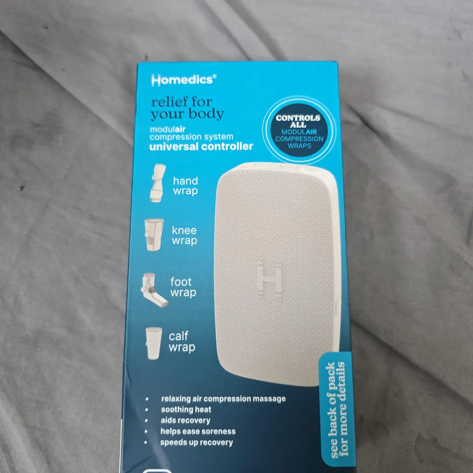 HOMEDICS RELIEF FOR YOUR BODY MODULAR COMPRESSION SYSTEM – UNIVERSAL CONTROLLER (BOXED)