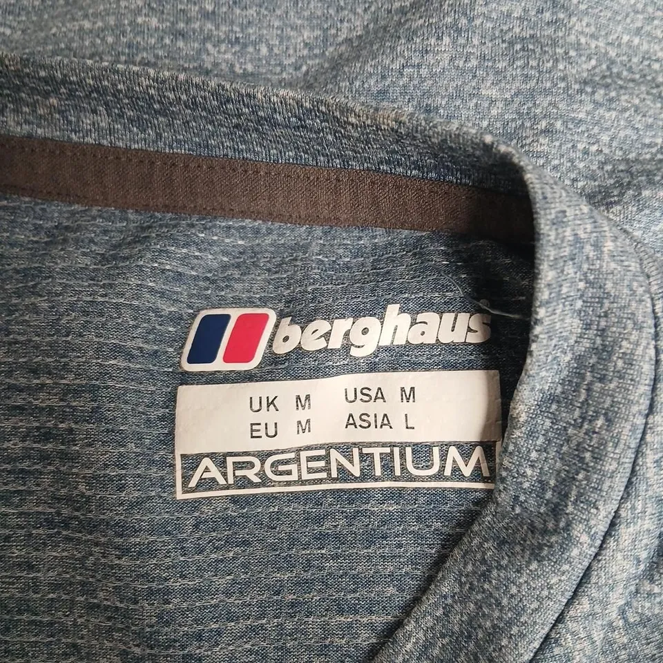 BERGHAUS ARGENTIUM T‑SHIRT – UK M (EU M / US M / ASIA L) – GREY