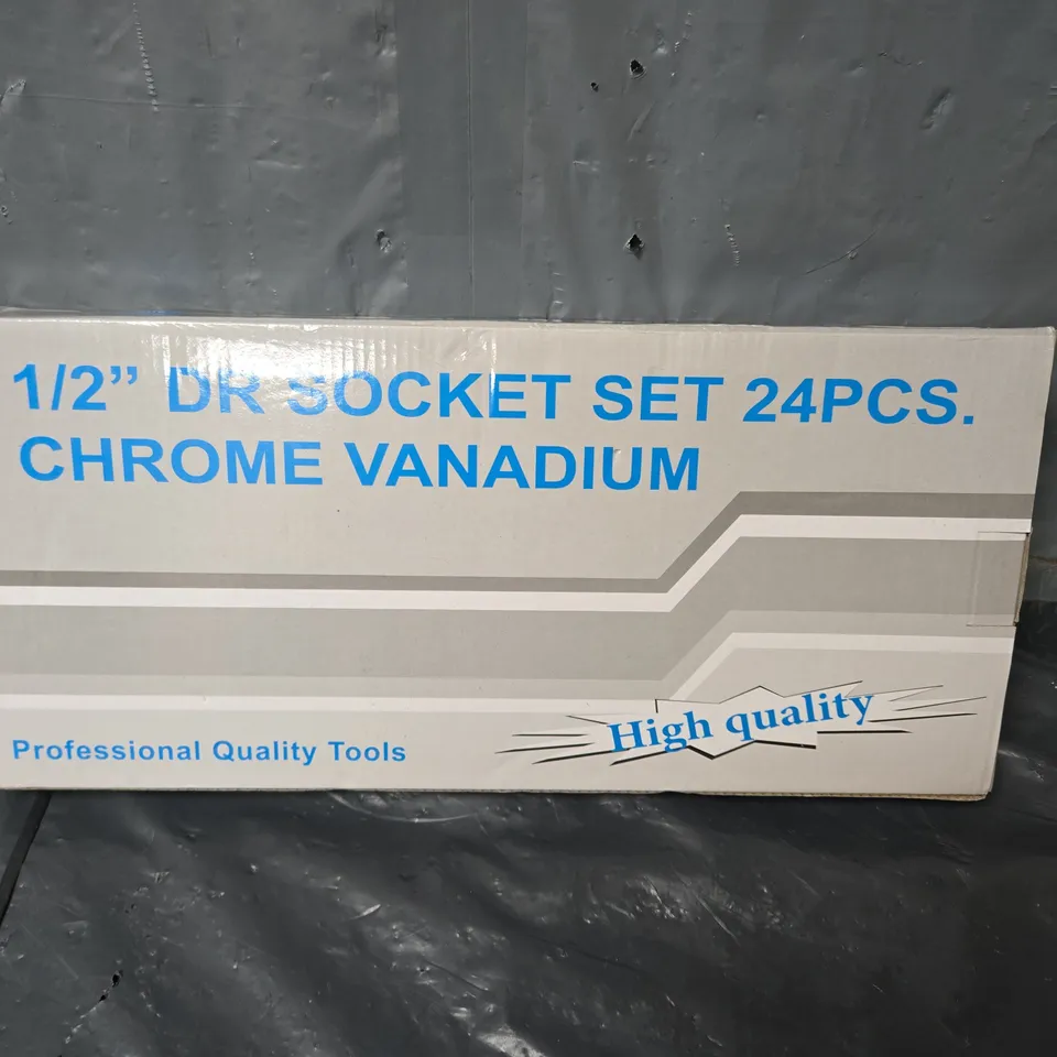 BOXED 1/2" DR SOCKET SET 24PCS