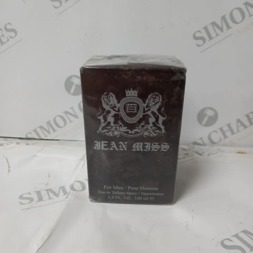JEAN MASS POUR HOMME EAU DE TOILETTE 100ML - SEALED 
