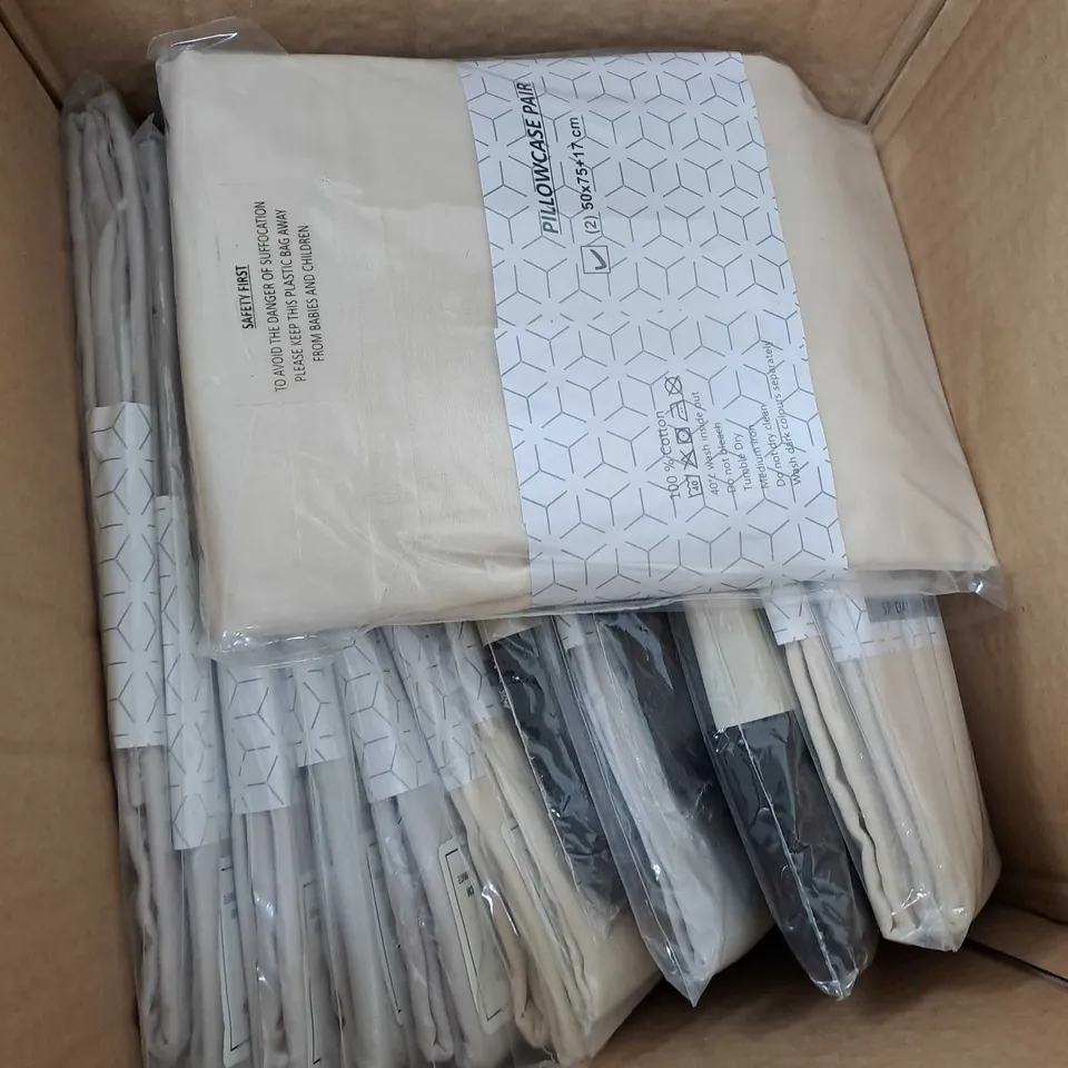 BOX OF APPROXIMATELY 8 ASSORTED BEDDING ITEMS