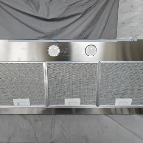 STAINLESS STEEL KITCHEN EXTRACTOR HOOD WITH 3 FRONT FILTERS