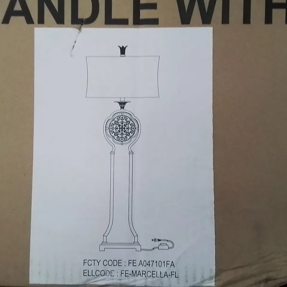 BOXED AUTTENBERG 160CM TRADITIONAL FLOOR LAMP