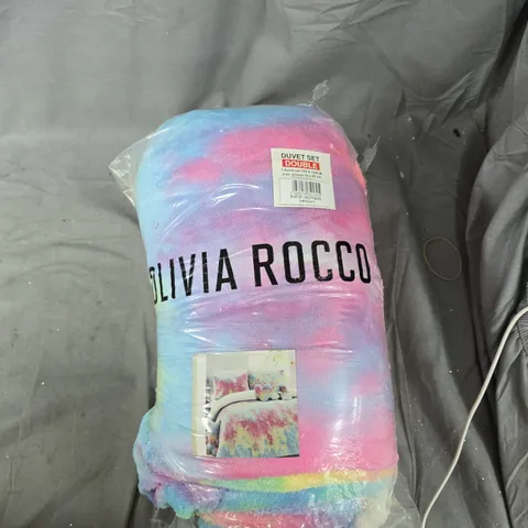 OLIVIA ROCCO DUVET SET DOUBLE – RAINBOW PASTEL